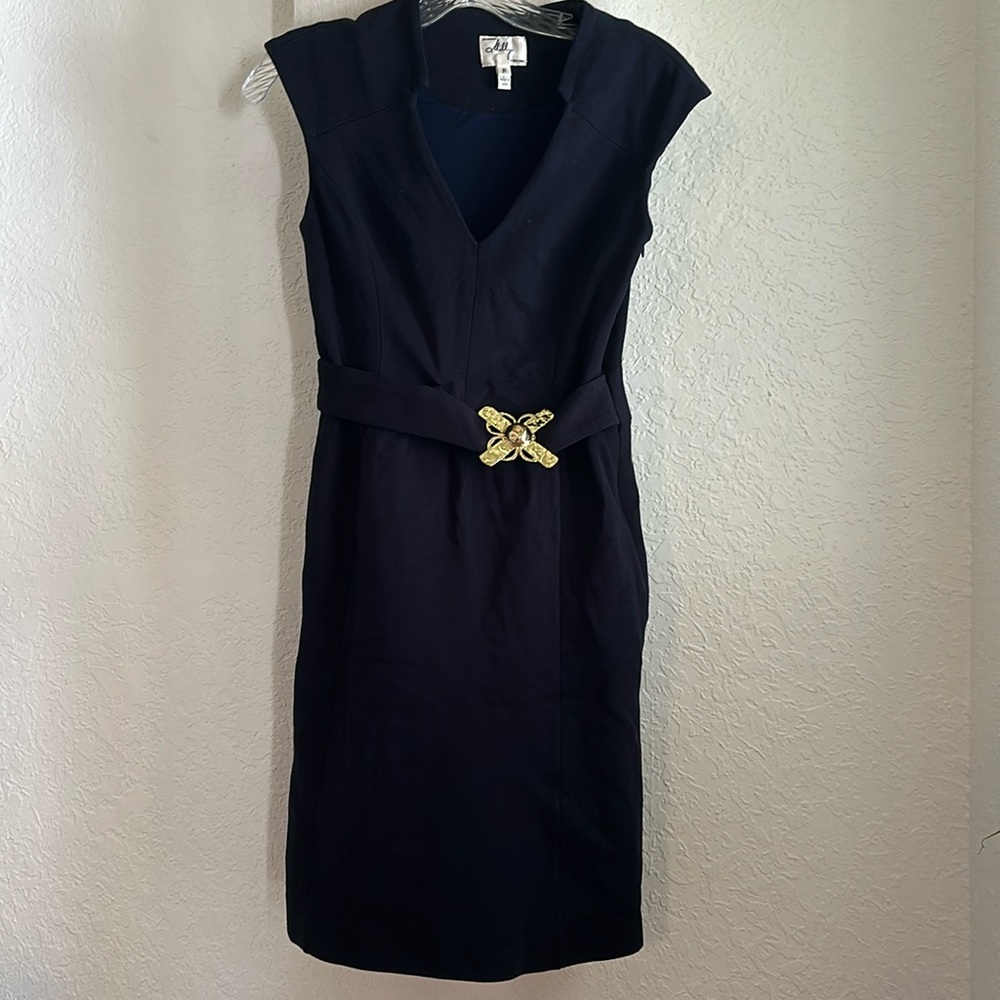 Milly Navy petite dress Sz 0 0/2